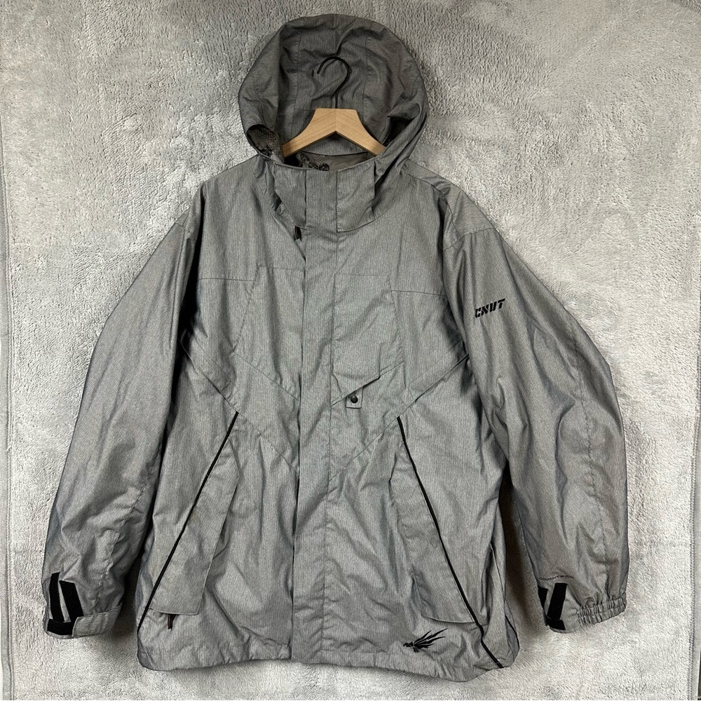 Columbia Convert Omni-Tech Gray Snowboard Jacket Men’s XL Waterproof Hooded